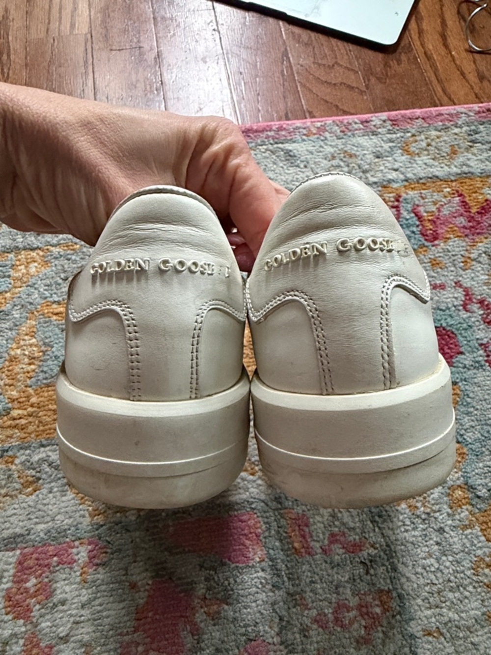 Golden Goose Pure Star Low Top Vegan Sneakers Good Condition - Picture 4 of 8
